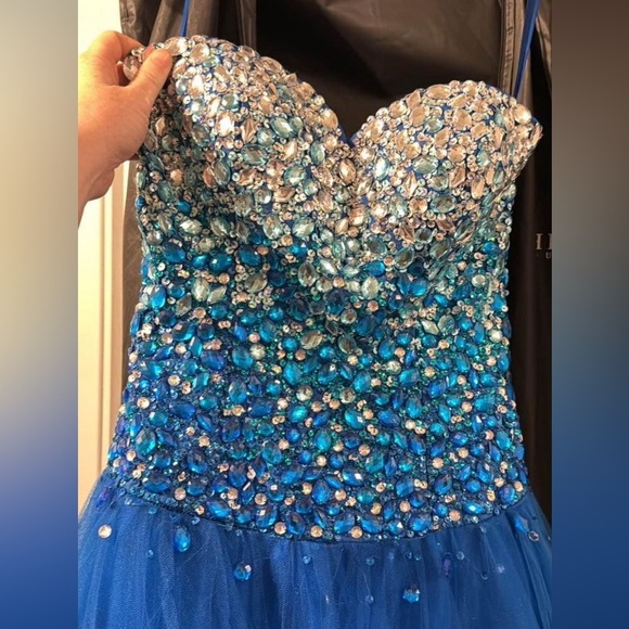 Dresses & Skirts - Blue Floor Length Dress